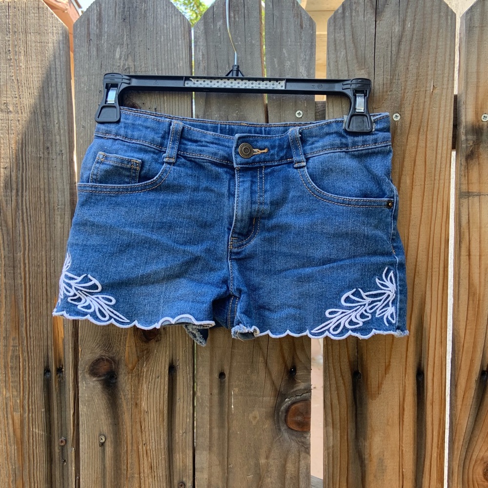 Girls jeans blue shorts